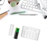 1-Slot/6-Slot Semi Transparent Storage Box for AAA/AA/18650 Batteries