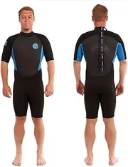 SALTROCK ® Core 3/2 Mens 3/2 Shortie Wetsuit - Blue | 5 Sizes | M