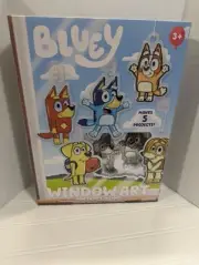 Bluey Window Art Suncatchers for Kids, Window Art Kit, Great Suncatchers Kit ...