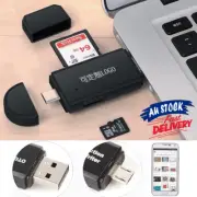 2.0 Adapter To OTG SD PC TF AU For Micro USB Card Reader Mobile Phone
