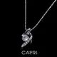 『CAPRI』精鍍白K金鑲CZ鑽 項鍊 (5折)