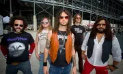 Scorpion Child pose backstage at 2013 Rock On The Range at Columbu- Old Photo 2