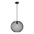 Living District Keller 1-Light Mid-Century Metal Pendant - Black