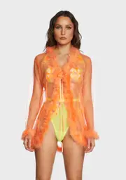 Juicy Dream Land Feather Robe