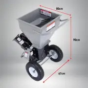 Ducar Wood Chipper Shredder Mulcher Garden 8hp Petrol Motor Upright Grinder - Si