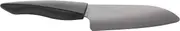 Kyocera ZK-140BK-BK SHIN Ceramic Mini Santoku Knife, Plastic, Black, 28 x 2.3 x 4.7 cm