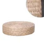Round Floor Pillow Yoga Meditating Cushion Straw Flat Cushion