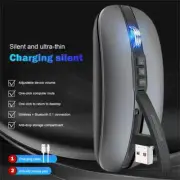 USB 2.4G Bluetooth-Compatible Dual Mode Wireless Mouse Laptop Computer Mice New