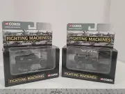 2 New Corgi Tank US Army Willys Jeep Fighting Machines