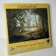 NEW! 1000 Piece Puzzle Cathedral Sunsout Doves Church Religious Roberta Wesley