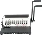 Binding Machine, 3:1 Pitch Large Capacity Coil Binder 3mm 5mm 7mm Margin for Paper (Round Holes)