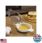 Trenton Gifts Microwave Egg Cooker/Poacher, Easy Scrambled Omelet Maker, Brea