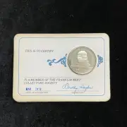 Franklin Mint Collectors Society Member Coin 1978