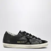 [Golden Goose] Super-star black low trainer with rhinestones 39 IT Black