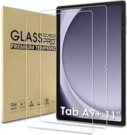 [WD&CD] [2 Pack] Screen Protector Compatible with Samsung Galaxy Tab A9+, [HD Clarity] [9 Hardness] Tempered Glass Replacement for Samsung Galaxy Tab A9+, 11''