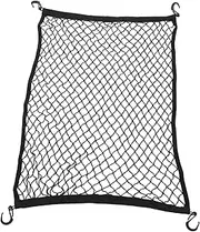 Toyvian Cart Screen Wagon Outdoor Net with Hooks Carts Cargo Net with Hooks Accessory Cargo Stretchable Cover Elastic Folding Wagon Accessories Trolleys Trolley Practical Camp Black Nylon