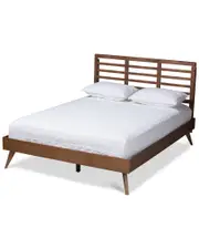 Baxton Studio Calisto King Size Platform Bed