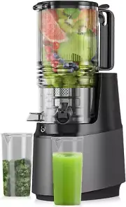 Cold Press Juicer Machines, 350W Masticating Juicer with 5.8" Inch Large Feed