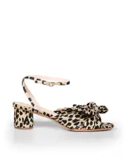 Leopard Print Eliana Sandals