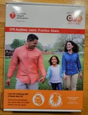 CPR Anytime Kit - AHA Training DVD & Manikin - Brand new, never opened