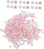PHENOFICE Handmade Soft Clay Pentagram Butterfly Nail Charms Bowknot Nail Charm Perfect for DIY Craft