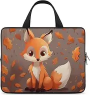 Laptop Case Sleeve Shockproof Computer Carrying Bag Fall Fox Notebook Case Cover Laptop Bag Water Resistant Computer Cases Tablet Briefcase for Travel Business 13 Inch