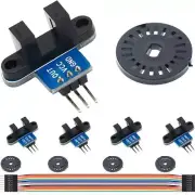 5PCS IR Infrared Slotted Optical Optocoupler Speed Measuring Sensor Module for
