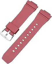 [Tyogeephy] 16 mm Rubber TPU Replacement Strap Made of Natural Resin for Casio Men's G-Shock GA2100 GM2100