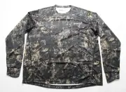 Kryptek Men's Aura Long Sleeve Camouflage Fishing Shirt AR8 Obskura Nox Size 2XL