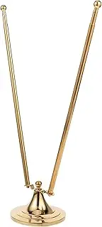 Parliky Shaped Telescopic Flagpole for Office and Home Decor Desk Flag Holder Easy Install Table Flag Stand for Conferences and Exhibitions