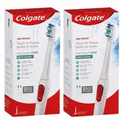 Colgate Pro Clinical 250R Deep Clean Rechargeable Toothbrush 2 Pack