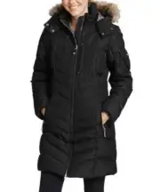Eddie Bauer Women's Sun Valley Down Parka Coat Jacket | E53