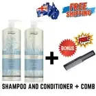 Natural Look Purify Clarifying Shampoo andConditioner 1L Cruelty + Hair Comb