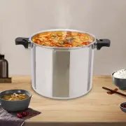 22L Kitchen Large Capacity Pot Aluminum Pressure Cooker/Canner Steam Guage 32cm