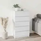 Wooden Chest Drawers Cabinet Dresser Table Tallboy Bedroom Sideboard Storage