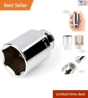Heavy-Duty Industrial-Grade Reinforced 3/4 Inch Drive Deep Socket - 1-13/16 Inch