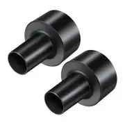 2 Pcs WS25011A 2-1/2-Inch to 1-1/4-Inch Universal Vacuum Hose Adapters Dry Wet Black Vacuum Cleaner Adapter Replacement Accessories