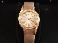 在飛比找Yahoo!奇摩拍賣優惠-【低調的奢華】伯爵 PIAGET 全新 玫瑰金 原鑲鑽圈 錶