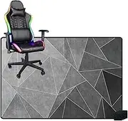 Hard Floor Chair Mat with Rug Grippers Anti-Scratch Desk Chair Mat for Laminated Floor Gaming Carpet Protective Mat (120x160CM)