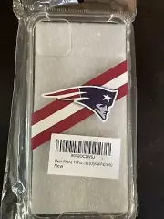 New Apple iPhone 11 Pro Max Clear Cover New England Patriots Phone Case Pats