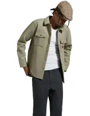 [Brixton] Durham Felted Stretch Jacket in Vetiver