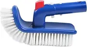 yuksok Pool Brush with Swivel Handle Handheld Lightweight Hand Scrub Brush for Stair & Corner Swimming Pool Cleaning Brush for Floor