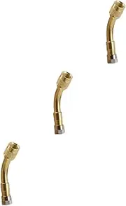 iplusmile 3pcs 135 135 Degree Tire Stem Extender Metal Bar Adapter Fits Car/motorcycle Valve Easy Rear/front Accessory