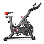 Exercise Spin Bike 8kg Flywheel Fitness Commercial Home Gym LCD Timer Pules Sensor Type-A -Black