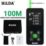 100M Green Light Laser Rangefinder Rechargeable Digital Measuring Tool