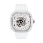 SEVENFRIDAY 設計師工藝自動上鍊機械腕錶 白 47MM/P1C-01