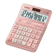 Casio General Calculator DF-120FM /TAX Calculator/12 steps Pink