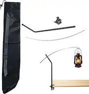 Camping Lantern Stand,Outdoor Camping Lantern Pole - Outside Table Lamp Hanger, Installation Bracket, Heavy Duty for Picnics, and Outdoor Activities