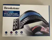 Brookstone Adjustable Back Stretcher & Lumbar Support - New