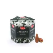 80 Backflow Incense Cones Meditation Fragrance Reiki Yoga HEM - Jasmine